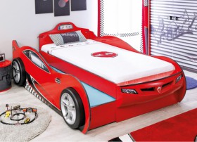 CARBED Кровать-машина Coupe с выдвижной кроватью Red 20.03.1306.00 в Ижевске - izhevsk.katalogmebeli.com | фото