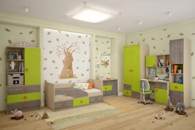 Детская комната Пуговка в Ижевске - izhevsk.katalogmebeli.com | фото