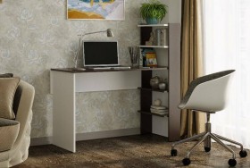 Компьютерный стол №3 (Венге/Белый) в Ижевске - izhevsk.katalogmebeli.com | фото