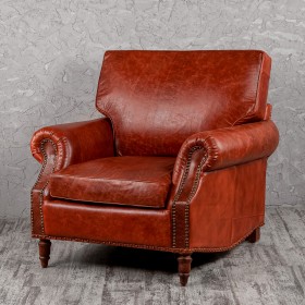 Кресло кожаное Лофт Аристократ (кожа буйвола) в Ижевске - izhevsk.katalogmebeli.com | фото