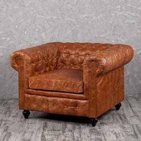 Кресло кожаное Лофт Честер (кожа буйвола) в Ижевске - izhevsk.katalogmebeli.com | фото