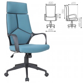 Кресло офисное BRABIX Prime EX-515 (голубая ткань) в Ижевске - izhevsk.katalogmebeli.com | фото