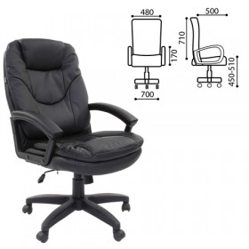 Кресло офисное BRABIX Trend EX-568 (черный) в Ижевске - izhevsk.katalogmebeli.com | фото