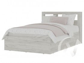 Кровать 1,2 МС Гранд (дуб крафт белый) в Ижевске - izhevsk.katalogmebeli.com | фото