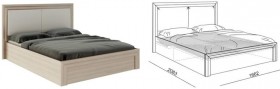 Кровать 1,6 Глэдис (М32) с подъемным механизмом Распродажа в Ижевске - izhevsk.katalogmebeli.com | фото 2