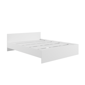 Кровать без ящ. М1600 Мадера Белый в Ижевске - izhevsk.katalogmebeli.com | фото