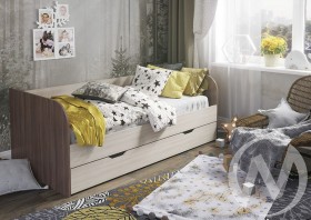 Кровать детская Балли 2-х уровневая (шимо темный/шимо светлый) в Ижевске - izhevsk.katalogmebeli.com | фото