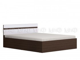 Кровать Нэнси 1,6м (Венге/Белый глянец) в Ижевске - izhevsk.katalogmebeli.com | фото