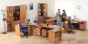 Мебель для персонала Альфа 61 Ольха в Ижевске - izhevsk.katalogmebeli.com | фото