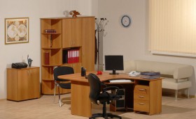 Мебель для персонала Рубин 42 Светлый миланский орех в Ижевске - izhevsk.katalogmebeli.com | фото 2