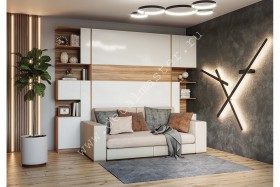 Шкаф-кровать с диваном Дина в Ижевске - izhevsk.katalogmebeli.com | фото