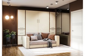 Шкаф-кровать с диваном Злата в Ижевске - izhevsk.katalogmebeli.com | фото