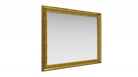 Зеркало навесное "Айрум"/(дуб кальяри / профиль: золото с орнаментом) в Ижевске - izhevsk.katalogmebeli.com | фото